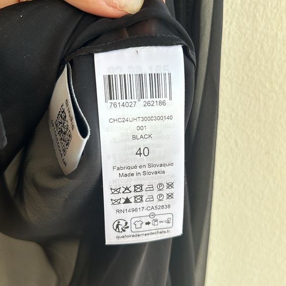 Chloé Sheer Silk Chiffon Blouse - Picture 6 of 6